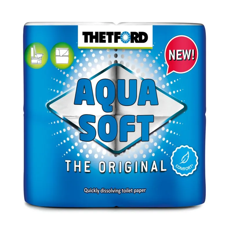 Echt Thetford Toilettenpapier Aqua Soft, 4 Rollen