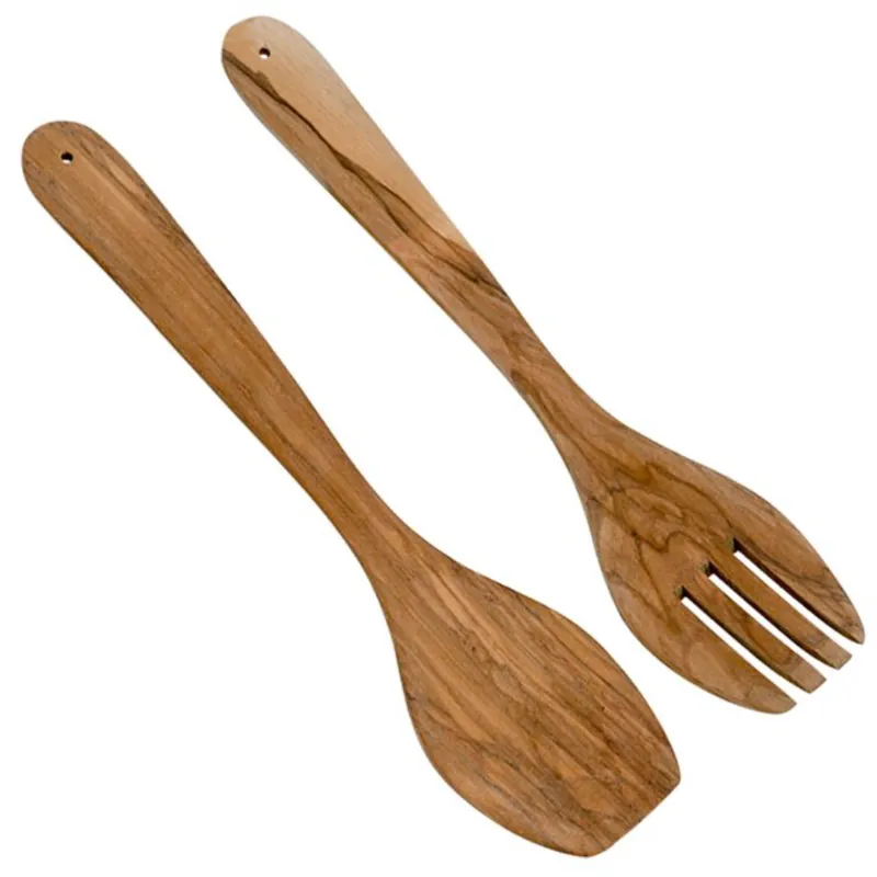 Must-Have Metaltex Salatbesteck Olivenholz
