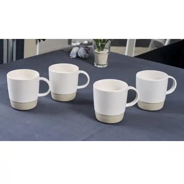 Top-Preis Isabella Kaffeeset Natura, 4 Stück
