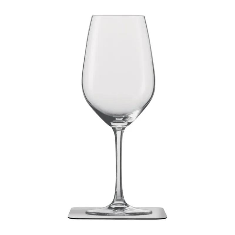 Preisreduziert Silwy Wein-Kristallglas mit Magnet 250 ml, 2er-Set mit Untersetzer