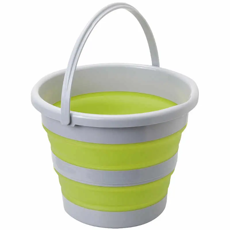 Ausverkauf Brunner Falteimer Drum Fold-Away 15 Liter, grün-grau