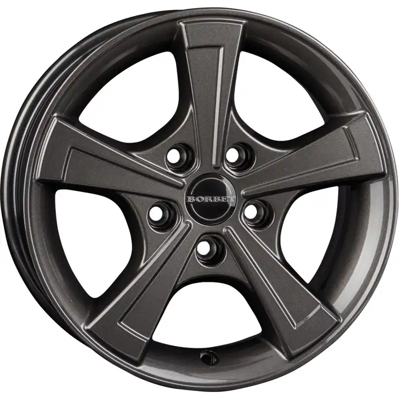 Borbet Alufelge CWT, mistral anthracite glossy, 15 Zoll für Wohnwagen Preis Gesenkt