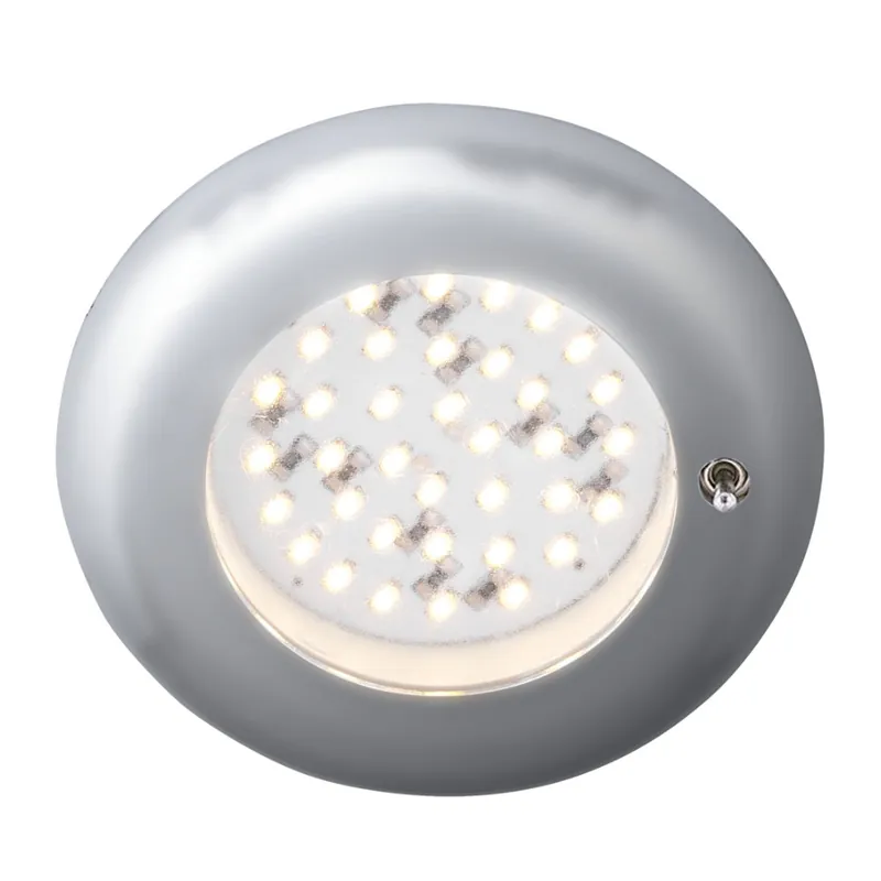 Frilight Einbauspot Nova mit Schalter mattsilber Echt