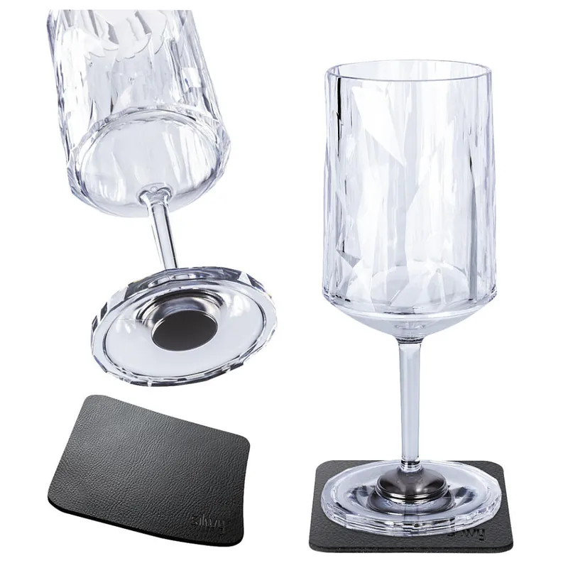 Sonderaktion Silwy Magnet-Kunststoffgläser Wein 200 ml, 2er-Set