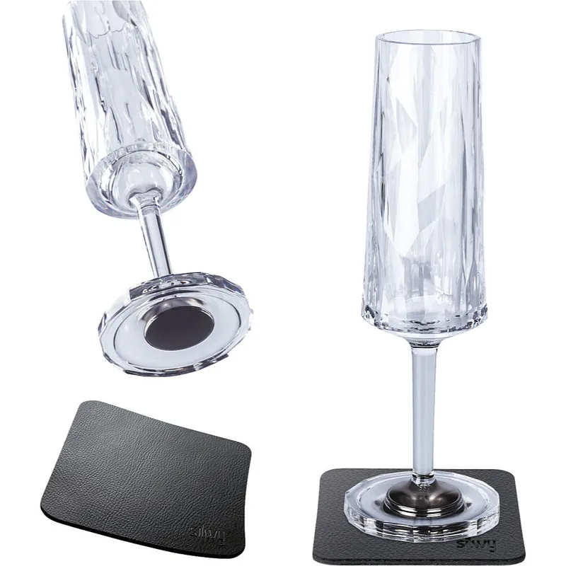 Top-Seller Silwy Magnet-Kunststoffgläser Sekt 150 ml, 2er-Set