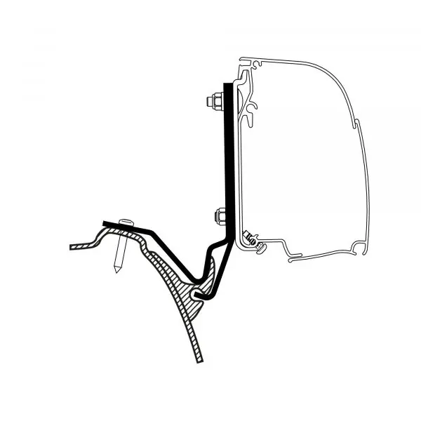 Beliebt Thule Adapter Westfalia Kepler One/Five/Six, für Omnistor 4200