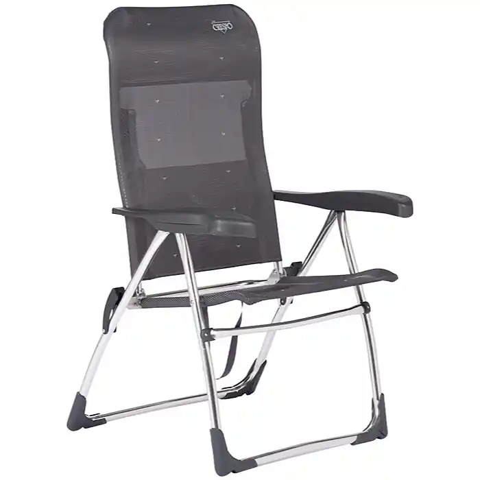 Crespo Strandstuhl Beach Chair Nytexine, dunkelgrau Abverkauf
