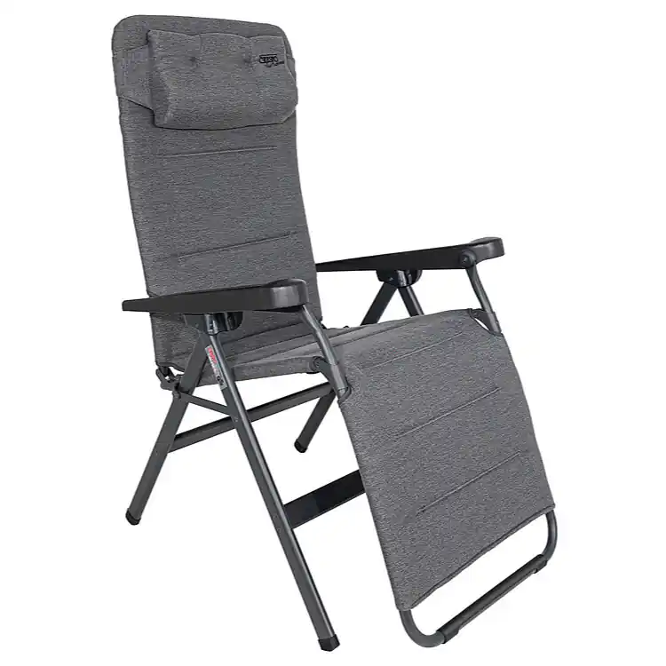 Sale Crespo Liegestuhl Tex-Supreme Alu, grau