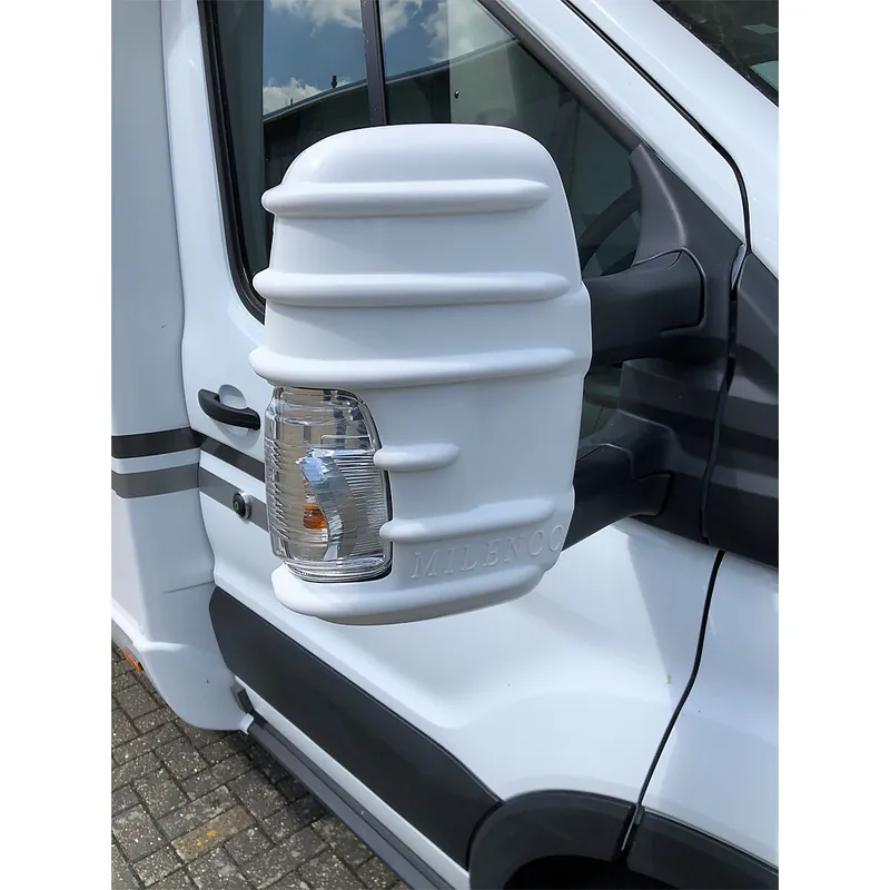 Jetzt Kaufen Milenco Spiegelschutz weiß für Ford Transit MK 8