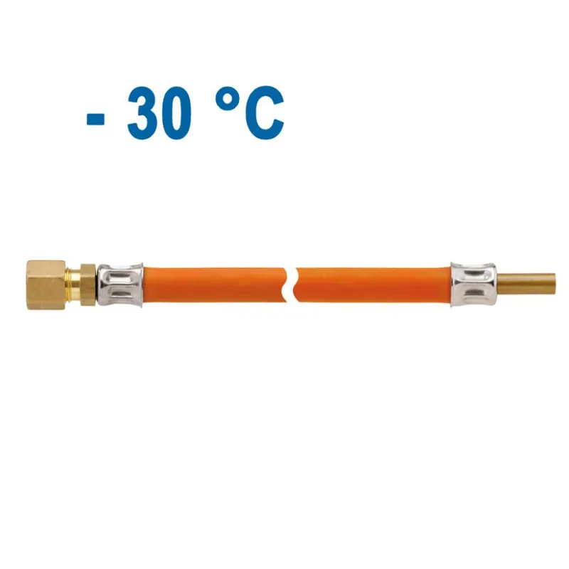GOK Mitteldruck-Gasschlauch Messing RVS 8 x RST 8 - 400 mm Heißes Angebot