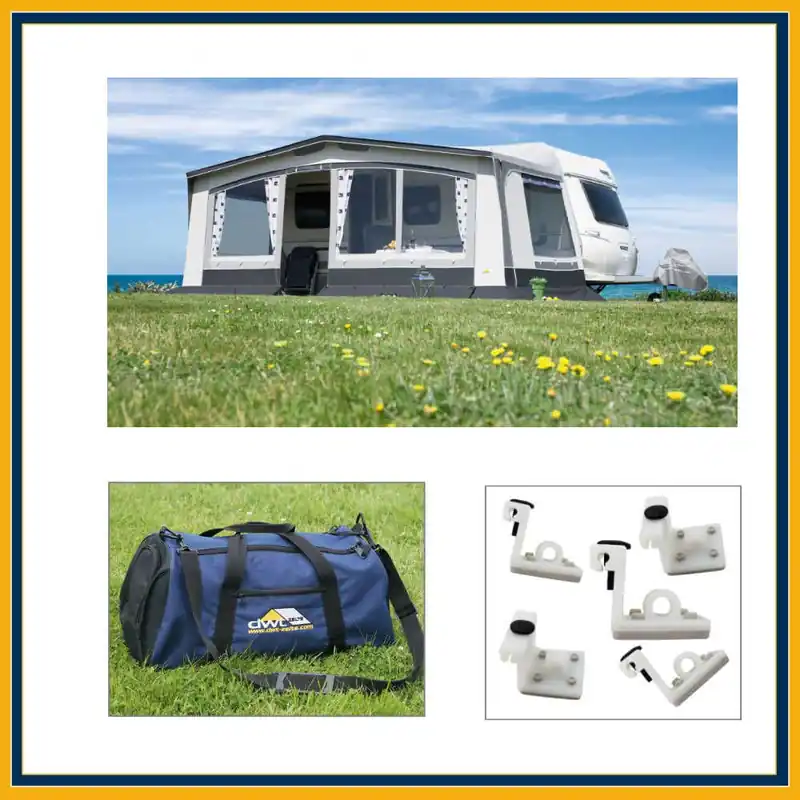 Direkt Vom Hersteller DWT Vorzelt Trend "Campingplus-Edition" Gr. 11 - Umlauf 851-880 cm