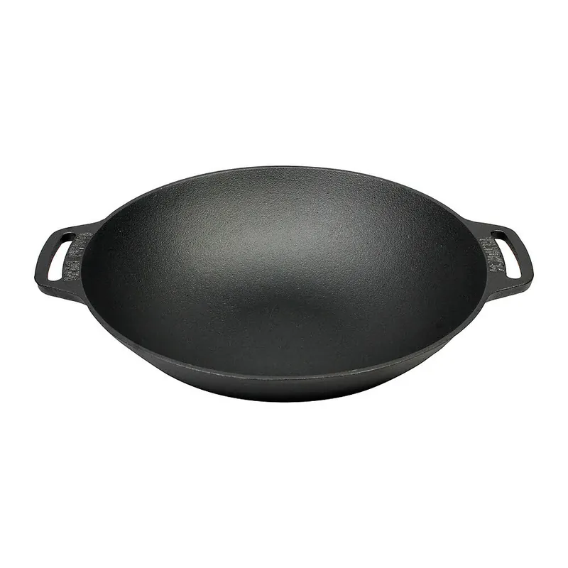 Finale Aktion Valhal Outdoor Wokpfanne Gusseisen, 36 cm