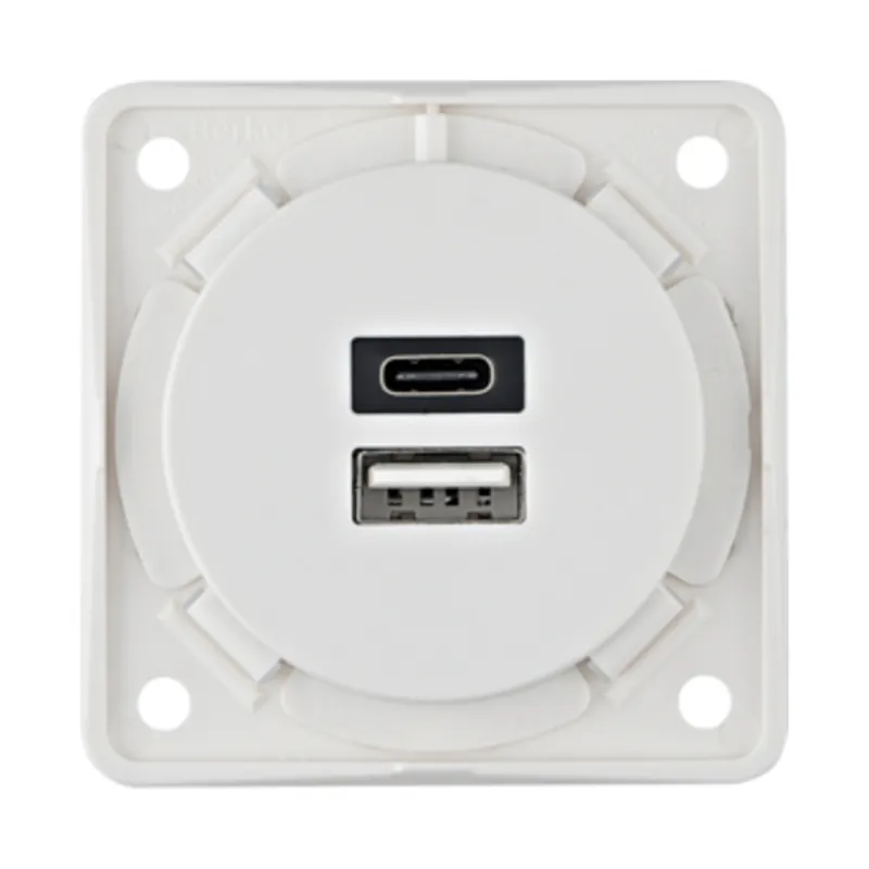 Berker USB-Ladesteckdose A+C 12V, Polarweiß Meistverkauft