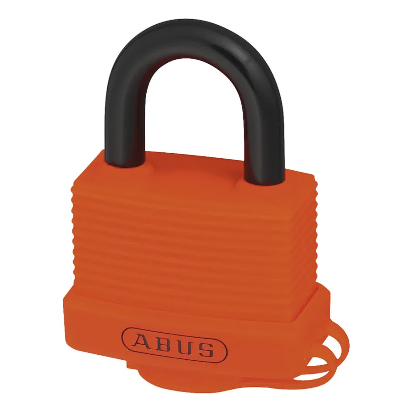 Zertifiziert ABus Vorhangschloss 70AL/45 - orange