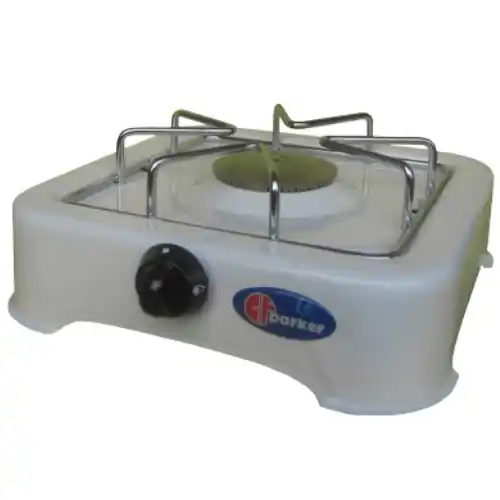 Markenprodukt Parker Gaskocher weiß, 50 mbar