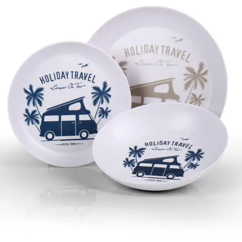 Holiday Travel Geschirrset, 6-teilig Abverkauf