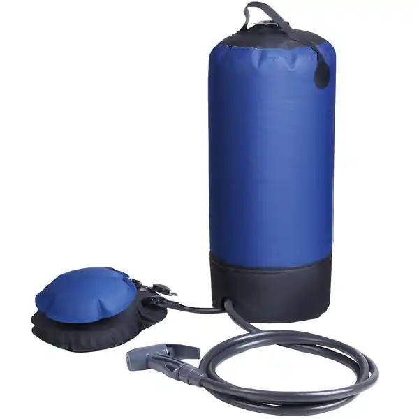 Camp4 Campingdusche mit Fußpumpe, 12 l Preis Gesenkt