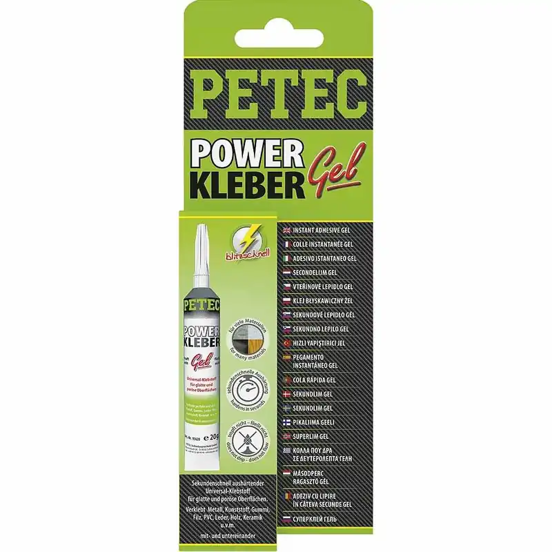 Petec Power Kleber Gel, 20 g Preisknaller