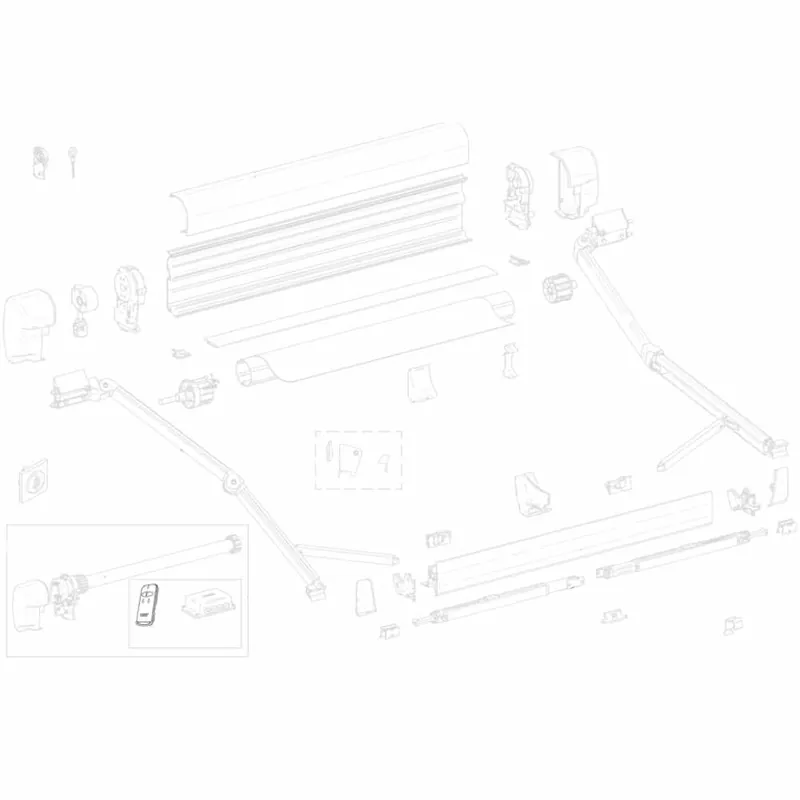 Begrenztes Angebot Thule Fernbedienung für Motor ab 10/2021 für Omnistor 8000/9200 (Nr. 1500603579)