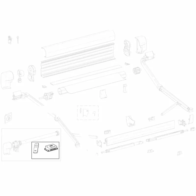 Top-Preis Thule Steuergerät u. Fernbedienung f. Motor ab 10/21, 8000/9200 (Nr. 1500603672)