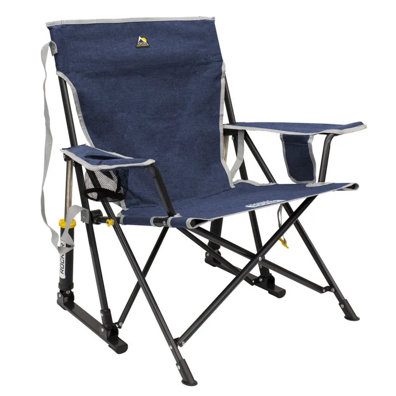 Neue Kollektion GCI Outdoor Schaukelstuhl Kickback Rocker indigo blau