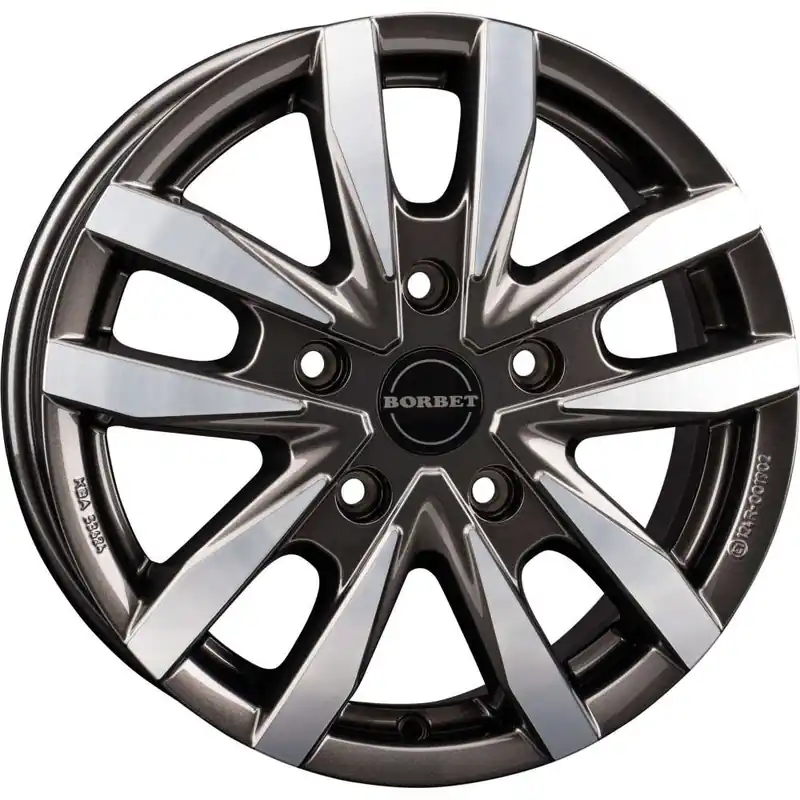 Schneller Versand Borbet Alufelge CW5, Ducato, mistral anthracite polished glossy, Light Chassis