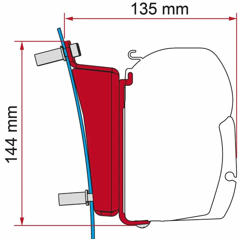Schneller Versand Fiamma Kit für F45 - Ford Transit L3 H3