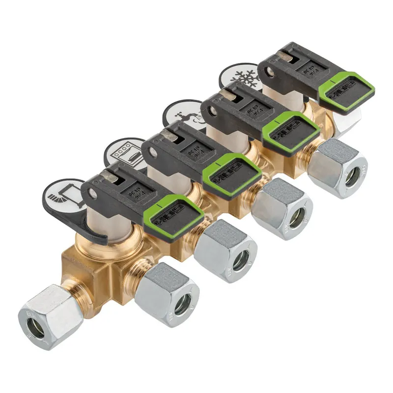 Ausverkauf GOK Verteilerblock KSV-AB kurz 4 Abgänge, 8 mm