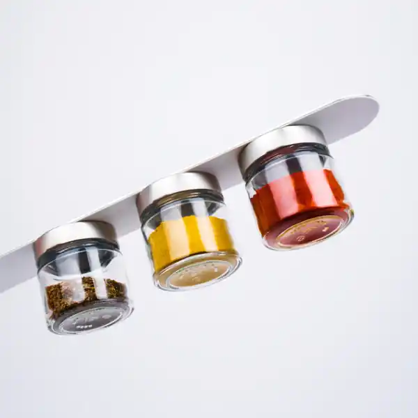 Silwy Feinkost-Magnetgläser White and Classy 125 ml, 3er Set Markenprodukt