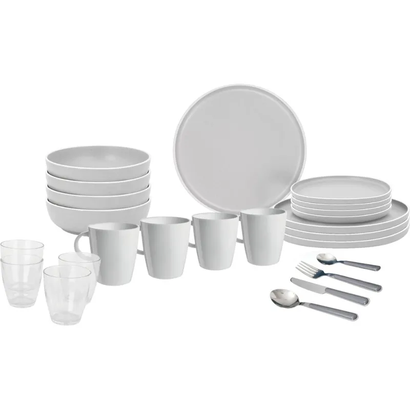 Brunner Geschirrset All Inclusive Dolomit, weiß Rabatt