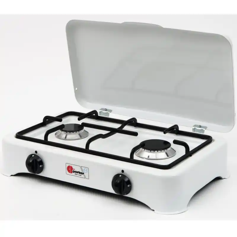 Must-Have Parker Gaskocher 2-flammig mit Zündsicherung, 30 mbar