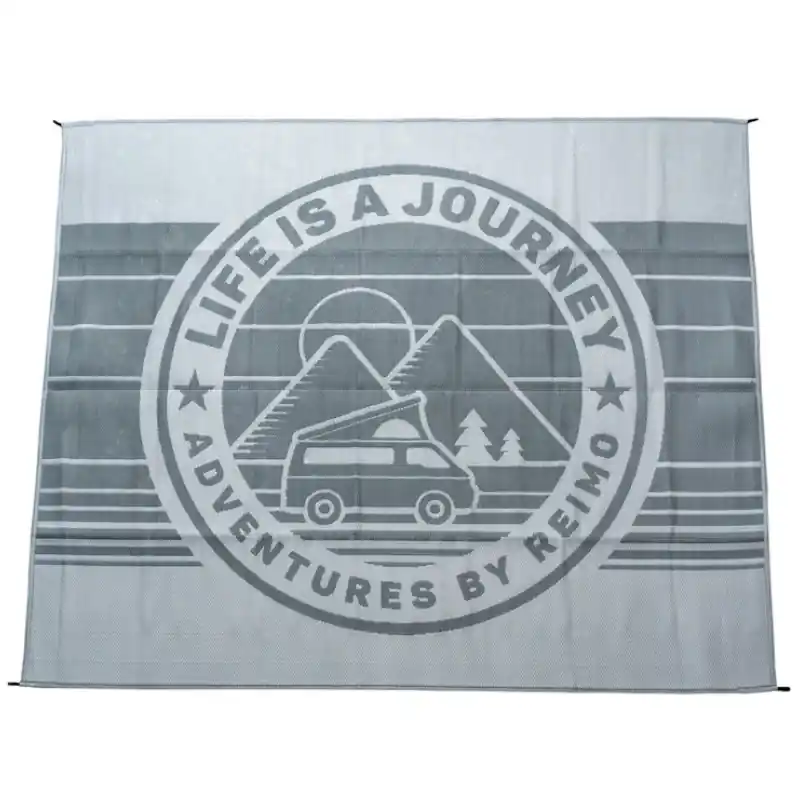 Reimo Tent Vorzeltteppich Life is a journey, 390 x 250 cm Saisonangebot