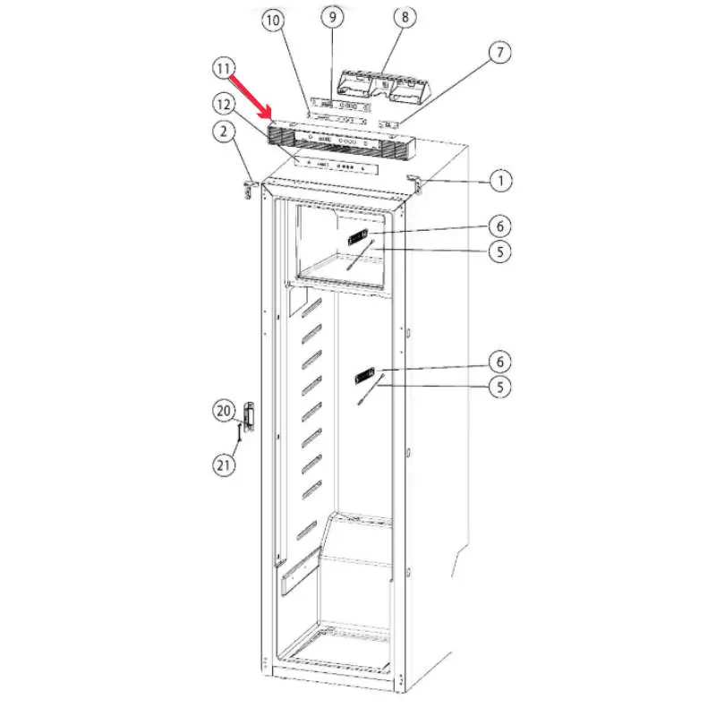 Versand Am Gleichen Tag Thetford Gehäuse Bedienpanel zu Kühlschrank T2152 (Nr. 692804)