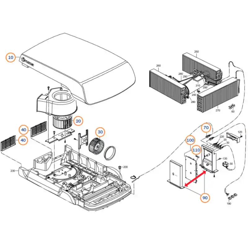 Wochenendangebot Truma Elektronikgehäuse ab 04/2013 für Aventa Comfort (Nr. 40091-83900)