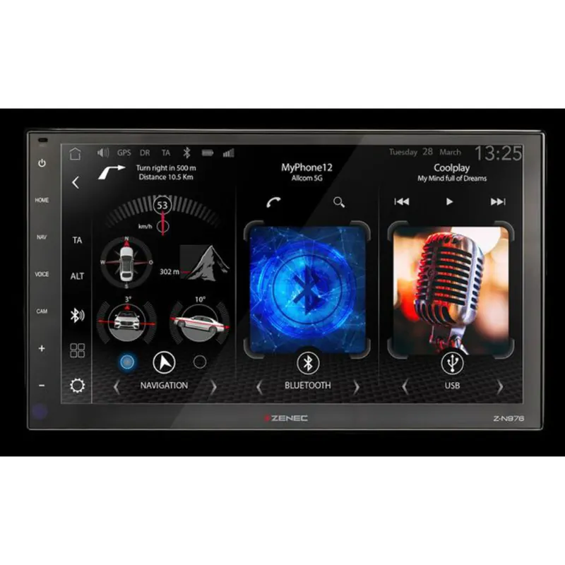 Preis Gesenkt Zenec Naviceiver Z-N976 2 DIN, 9 Zoll Display