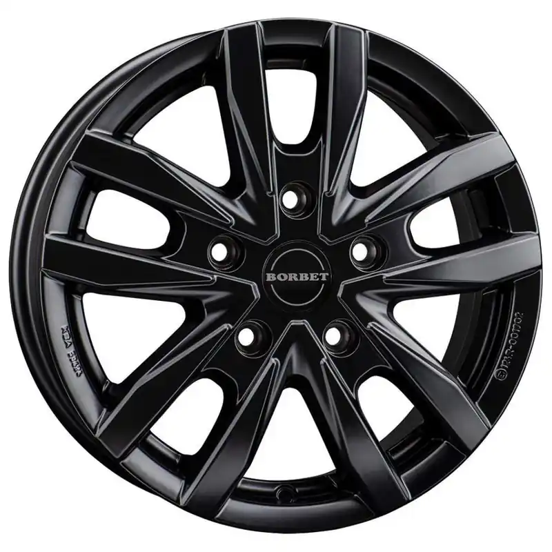 Borbet Alufelge CW5, 6,5x16 Zoll , VW Crafter ab 2017, black matt Solange Der Vorrat Reicht