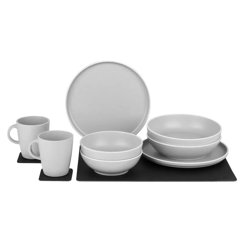 Begrenztes Angebot Brunner Geschirrset Dolomit magnetisch weiß