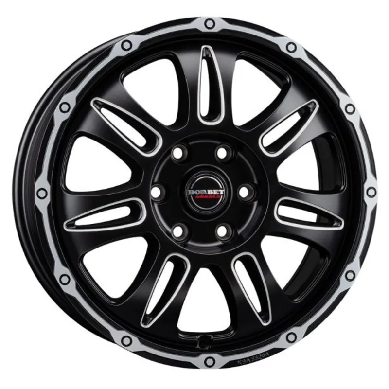 Borbet Alufelge CW8, 8x18 Zoll,Sprinter ab Bj. 06,black rim window polished matt Zertifiziert