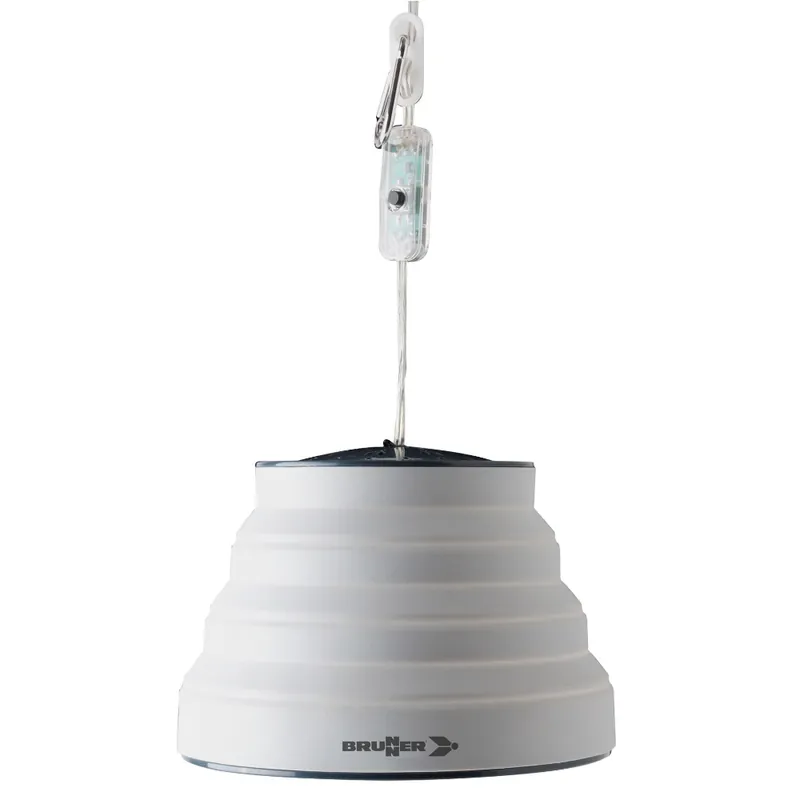 Begrenztes Angebot Brunner Zeltlampe Syrma LED 230 V, 520 Lumen, dimmbar, grau