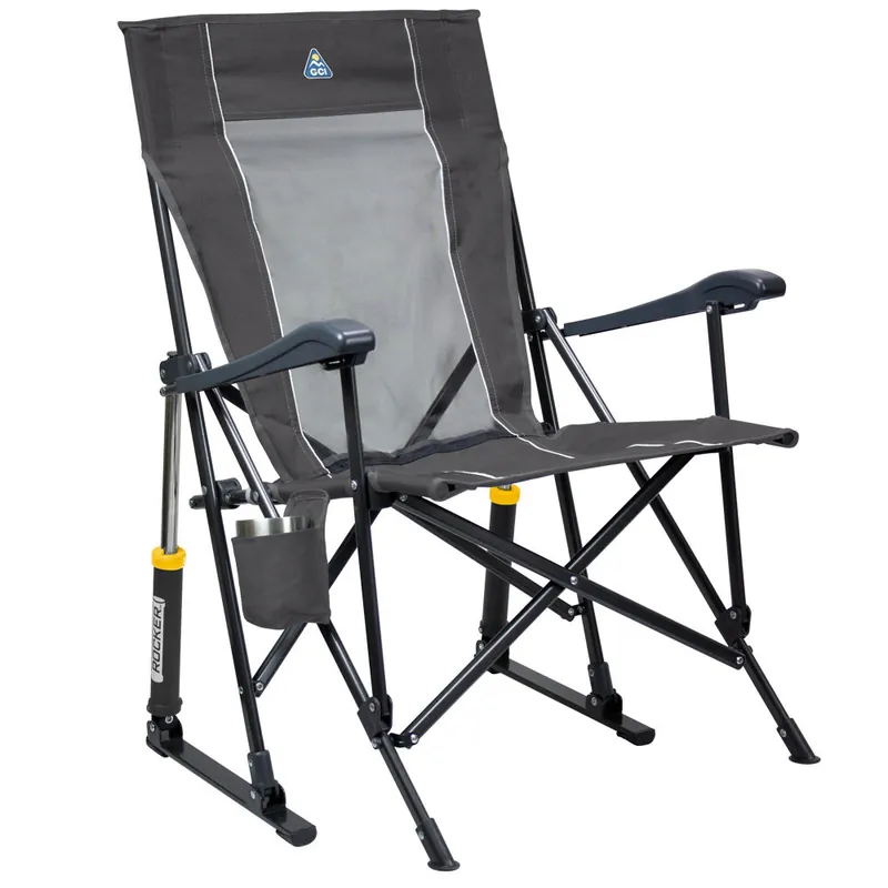 Ausverkauf GCI Outdoor Schaukelstuhl RoadTrip Rocker, anthrazit