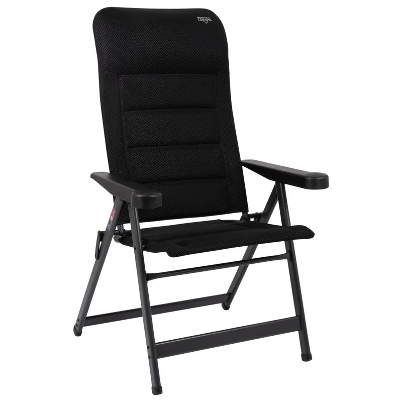 Crespo Campingstuhl S Air Deluxe AP/235, schwarz Zertifiziert
