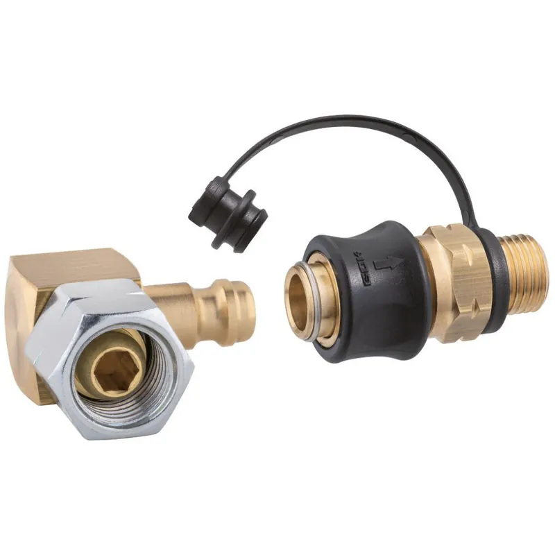 GOK Steckkupplung Set G 1/4 LH-KN x G 1/4 LH-ÜM 90 Grad Garantierte Lieferung