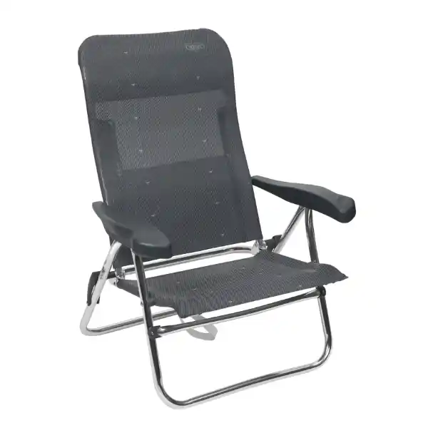 Solange Der Vorrat Reicht Crespo Strandstuhl CR AL-205/40, dunkelgrau
