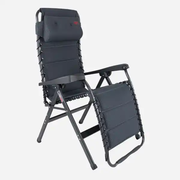 Crespo Relaxliege CR AP-232/86 Air-Deluxe, grau Neue Kollektion