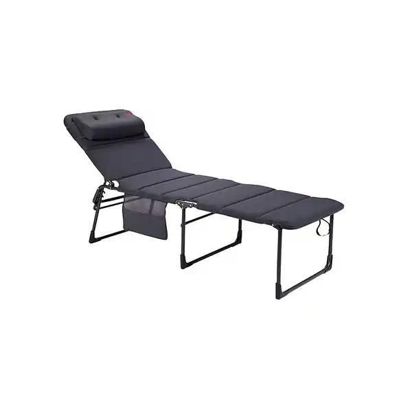 Crespo Campingliege CR AP-363/86 XL Air-Deluxe, grau Schneller Versand