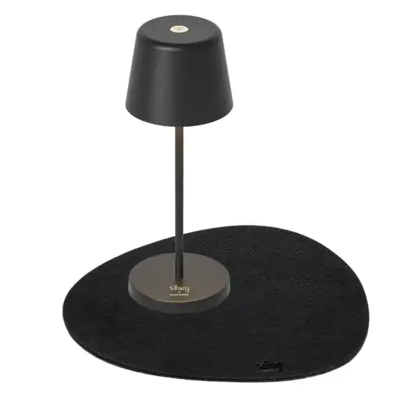 Expressversand Silwy Magnet-Leuchte MONACO BLACK inkl. Platzset