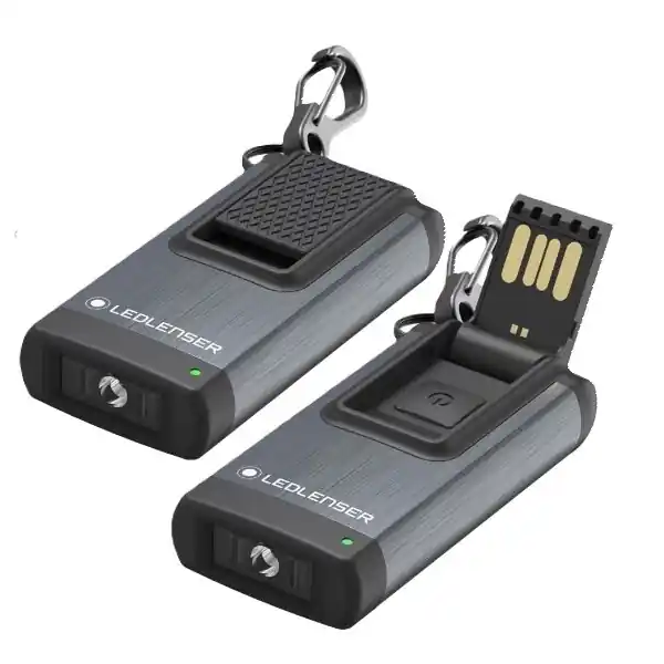 Billig LEDLENSER Taschenlampe K4R Farbe grau
