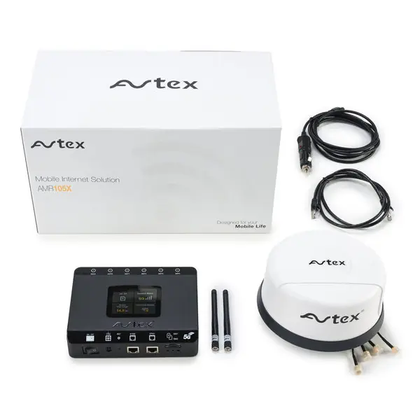 Avtex Router 5G LTE/WLAN mit 5G Antenne weiß Preisreduziert