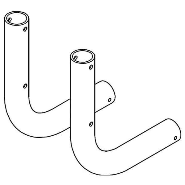 Must-Have BR-Systems Haltestruktur unten Modell Rail für Bike Lift