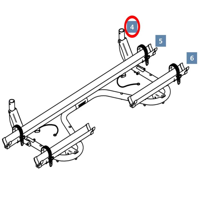 Preiswert Thule Schienenbügel für Fahrradträger Caravan Superb SV